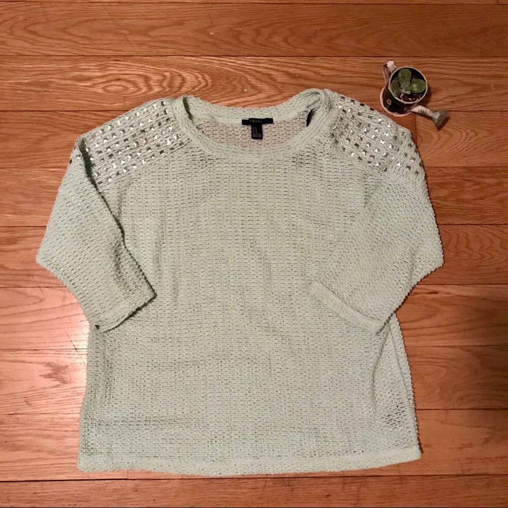 Forever 21 Studded Sweater